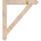 Ekena Millwork Traditional Arts & Crafts Smooth Bracket, Douglas Fir, 3 1/2"W x 30"D x 34"H BKT04X30X34TRA03SDF - alternate 3
